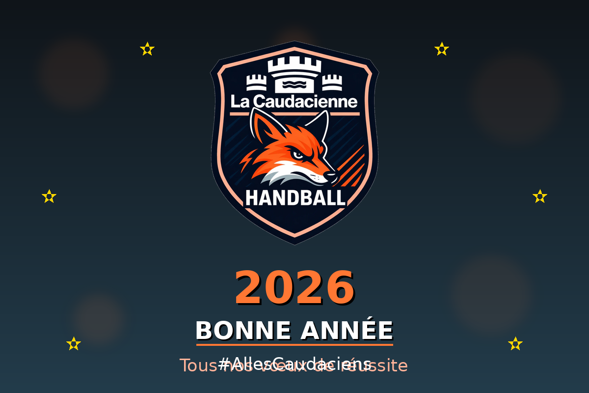 Meilleurs Vœux 2026 - La Caudacienne Handball