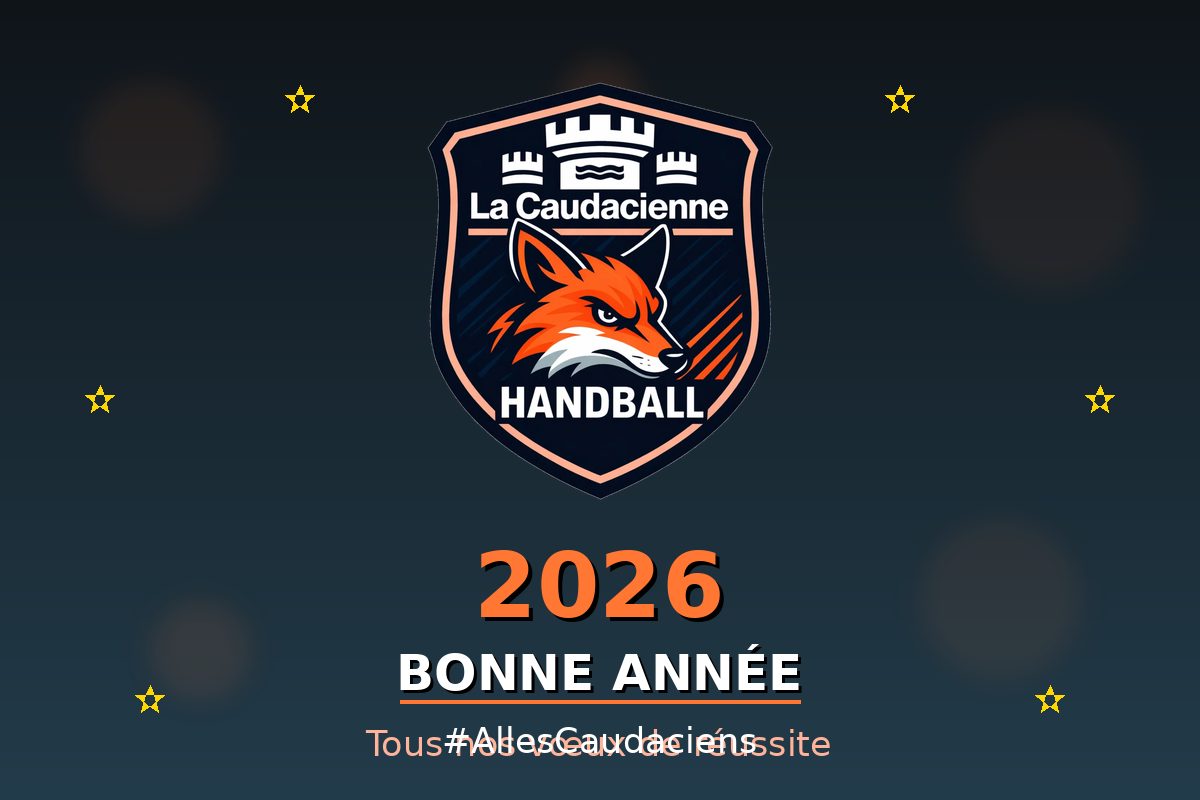 Meilleurs Vœux 2026 - La Caudacienne Handball